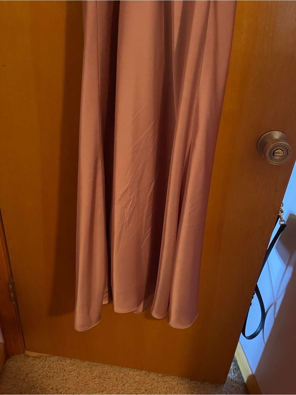 Birdy Grey Veronica Dress- Matte Satin English Rose- Hemmed for 5ft 3 height - Picture 8 of 10